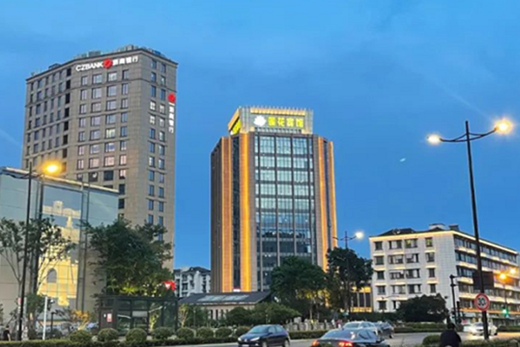 环城西路沿线夜景照明